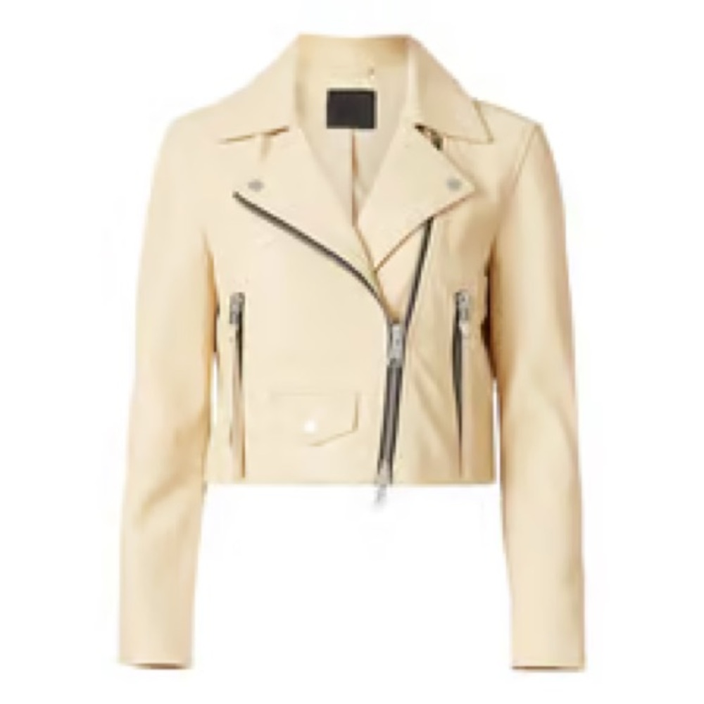 NWT! All Saints Leather Moto Jacket Size